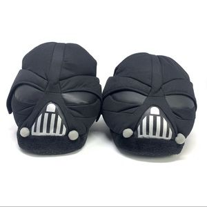 Star Wars Men’s Black Darth Vader Mask Slippers XL